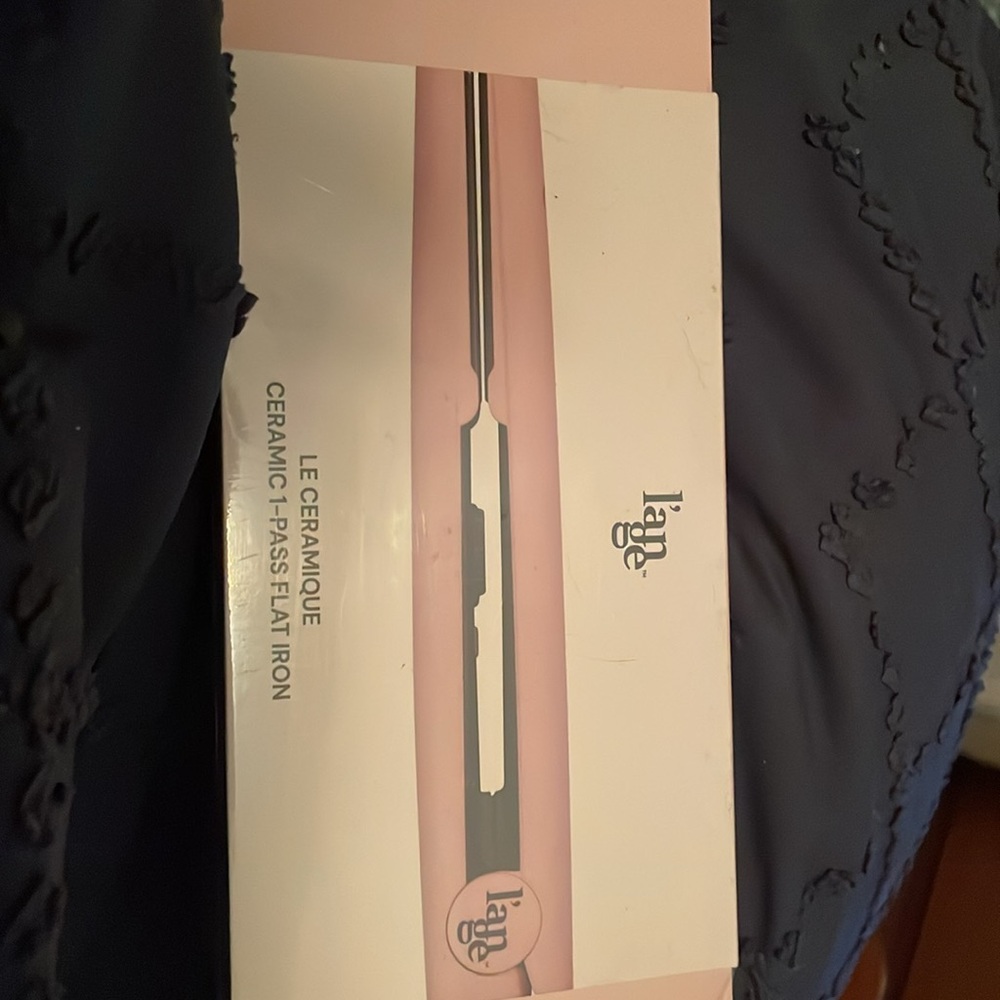 Brand new sealed lange Le ceramicique 1 pass flat iron